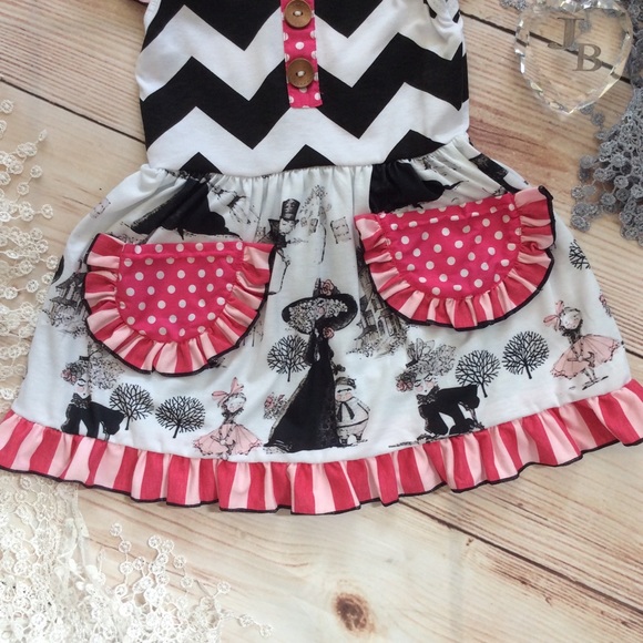 Boutique Baby Girl Ruffle Dress - Picture 3 of 3